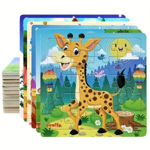 20pcs Wooden Puzzles For Youngsters - 5.79