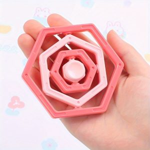 Hexagonal 3D Infinity Flip Fidget Spinner